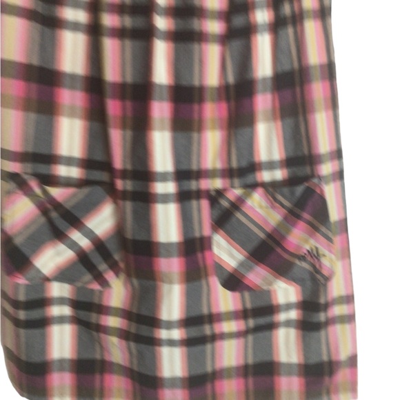 ROXY Plaid Dress/Cover up Size Small - Picture 2 of 12
